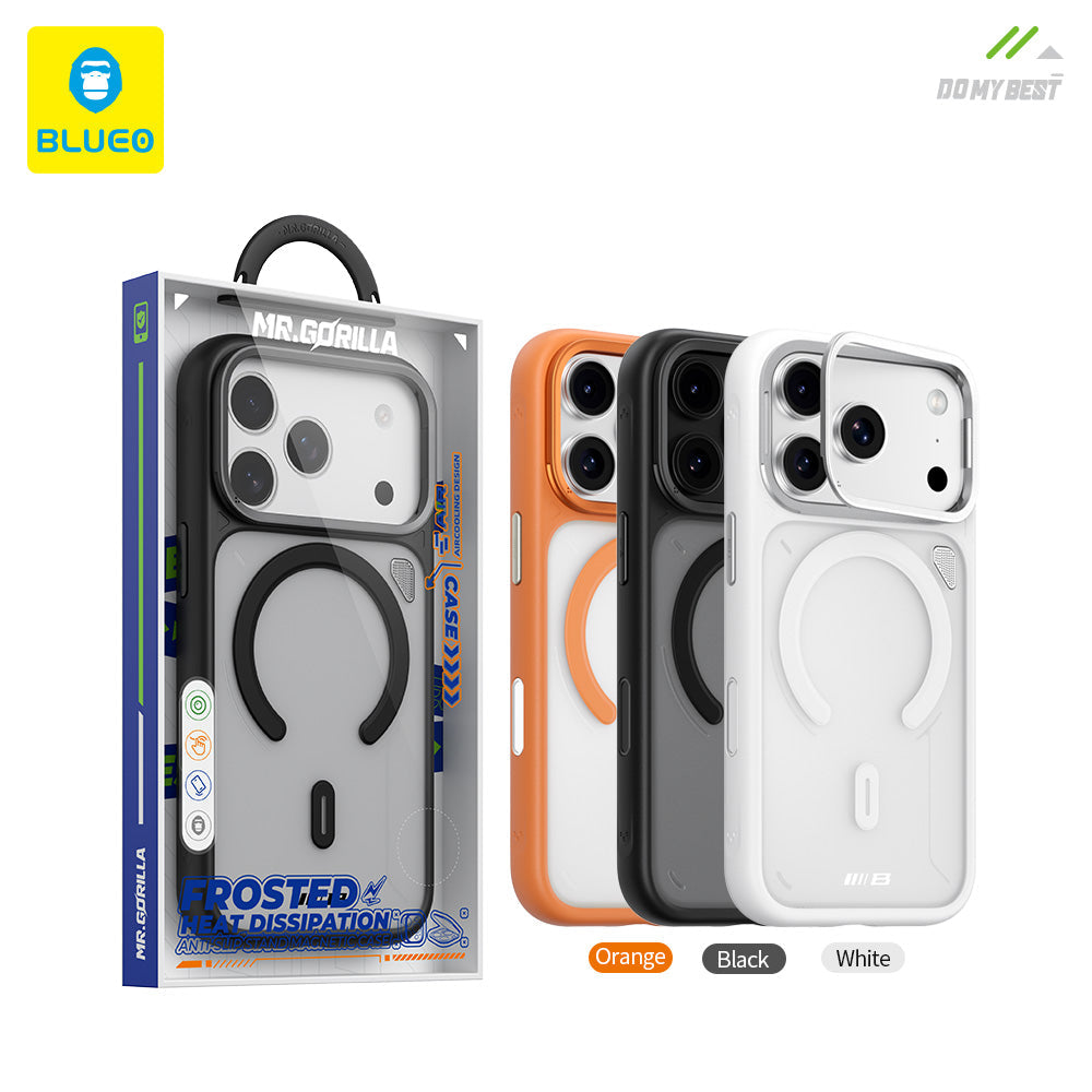 iPhone 17 PRO Custodia Magnetica con Supporto Antiscivolo e Dissipazione del Calore