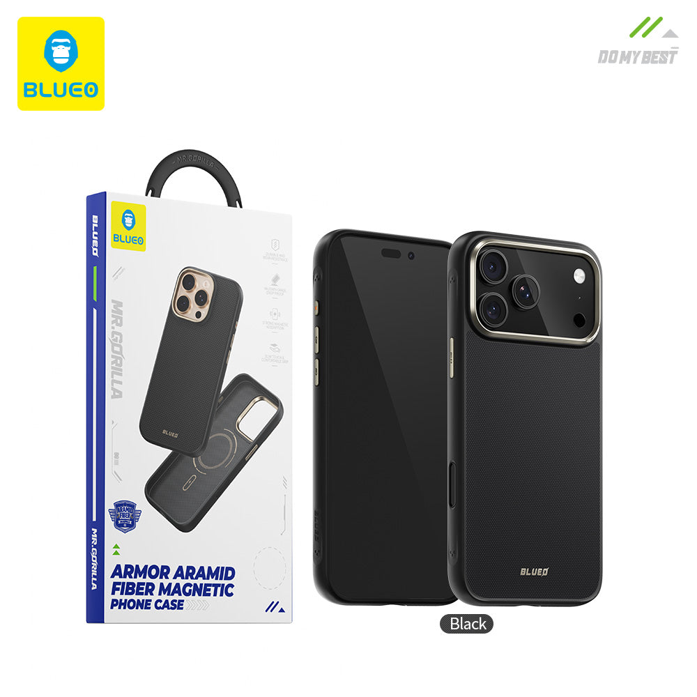 iPhone 17 PRO Custodia Magnetica Armor in Fibra Aramidica