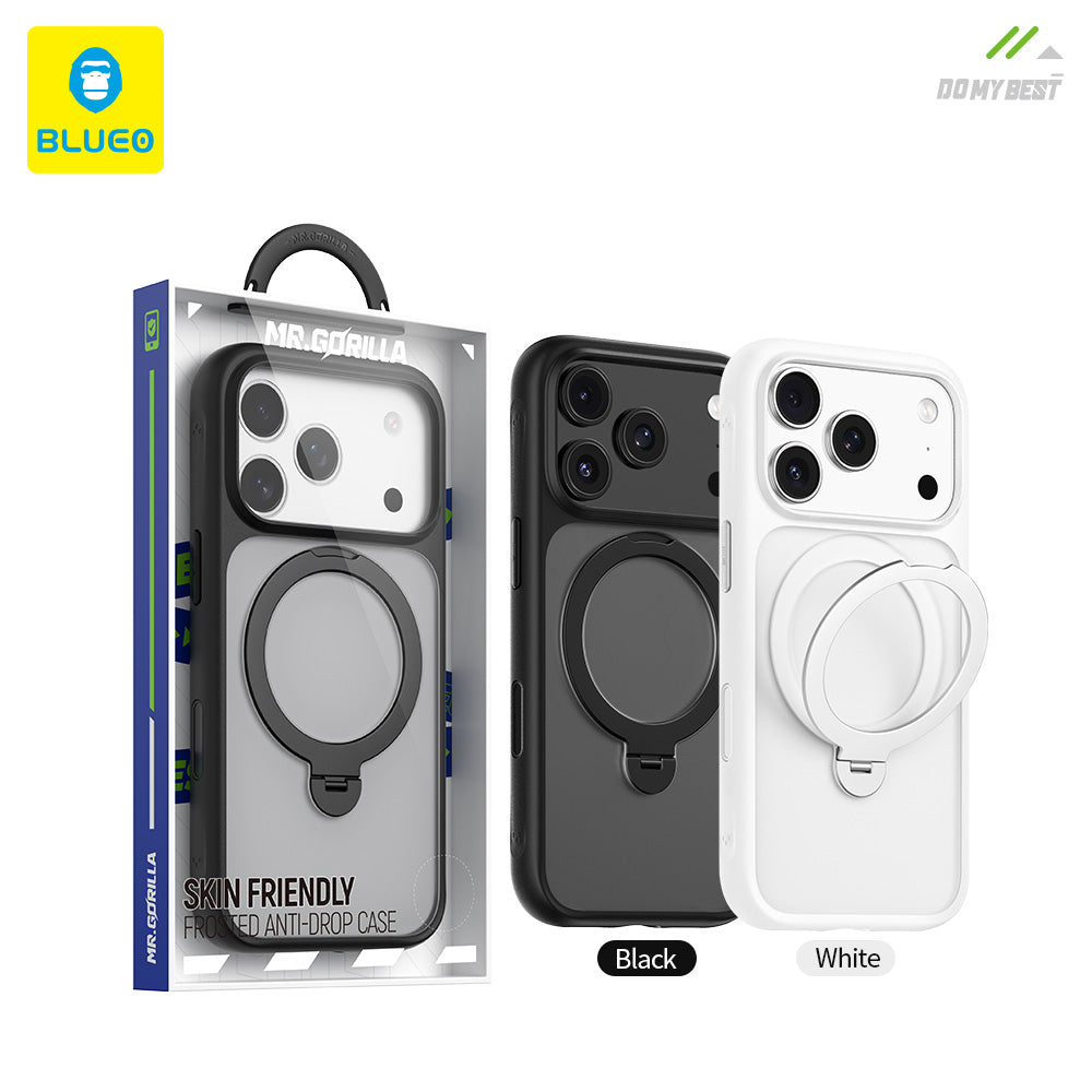 iPhone 17 PRO Custodia Magnetica Skin-Friendly con Supporto Girevole