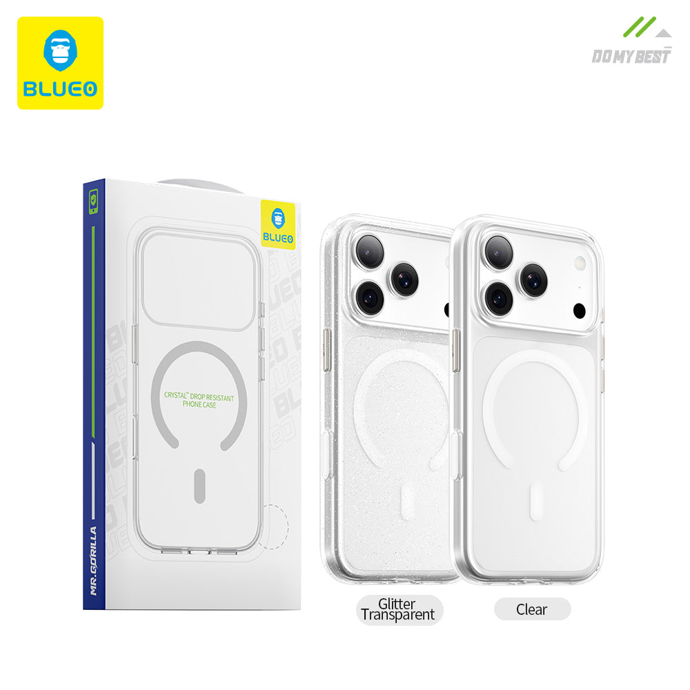 iPhone 17 PRO Custodia Anti-Caduta Magnetica Crystal PRO