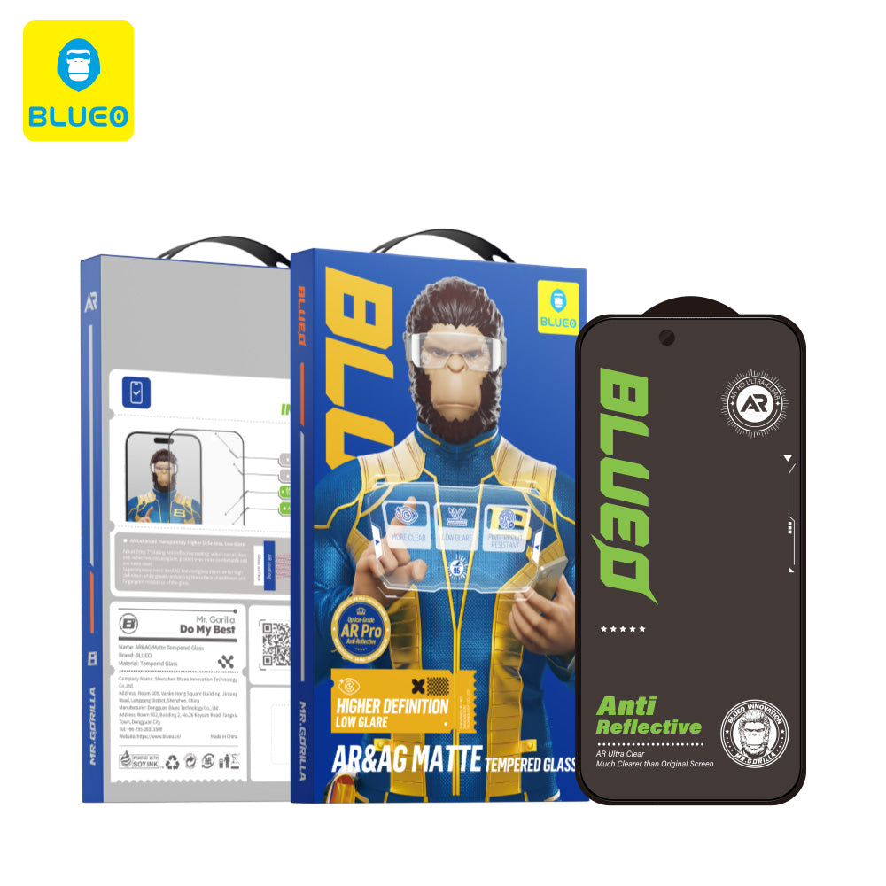 iPhone 15 PRO Pellicola Vetro HD Ultra Trasparente Opaco Trasparente Antiriflesso