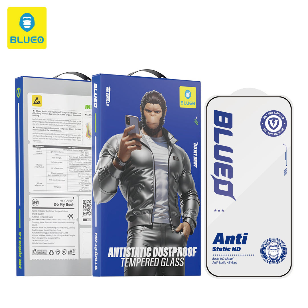 iPhone 15 PRO MAX Pellicola Vetro Temperato Antistatico e Antipolvere