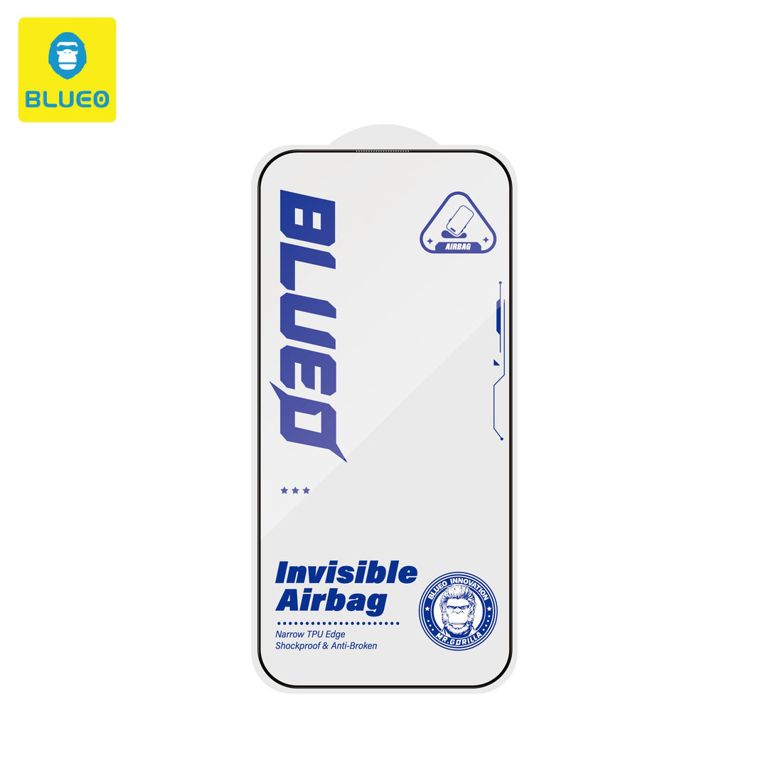 iPhone 16E Pellicola Vetro Temperato 3D con Airbag Invisibile Anti-Rottura