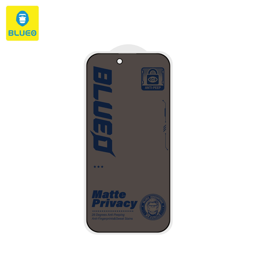 iPhone 15 PRO MAX Pellicola vetro temperato Blueo Privacy opaco