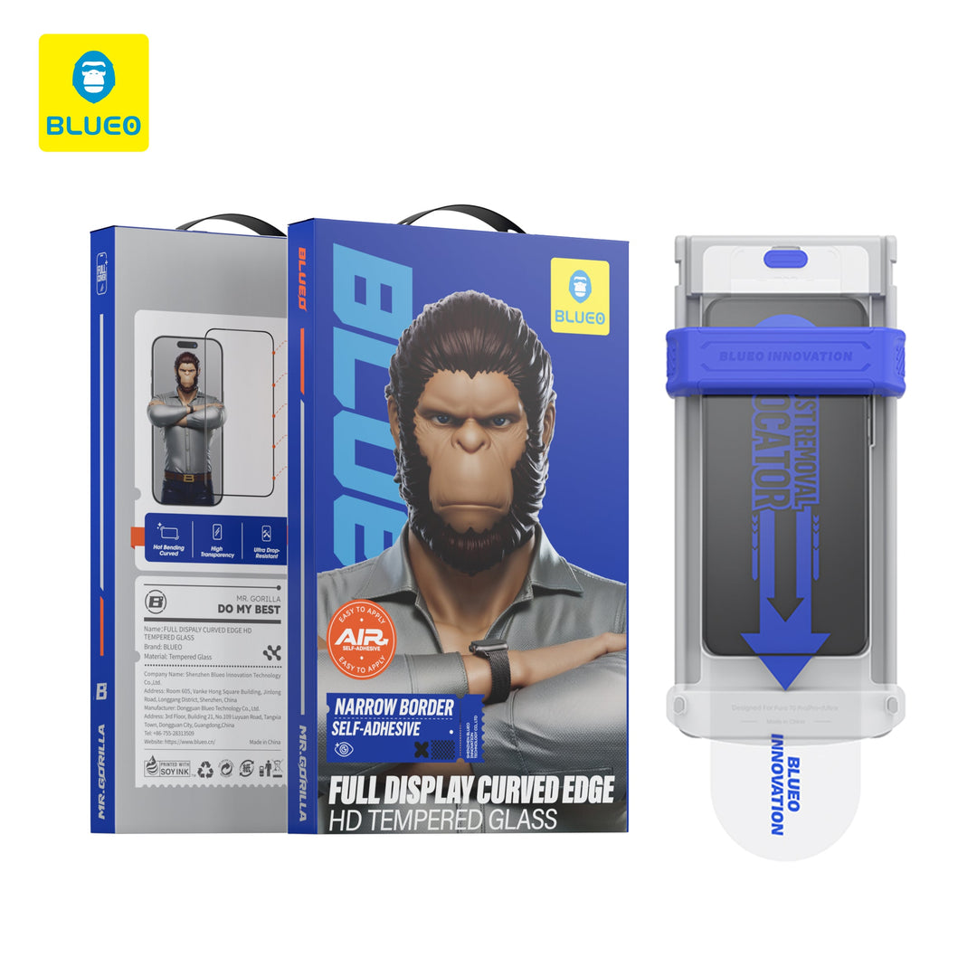 iPhone 16E Pellicola Vetro Temperato a Copertura Totale con Bordo Curvo (Auto-Adesivo)